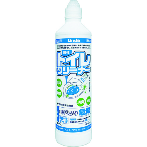 トラスコ中山 Linda トイレクリーナー 800ml(ご注文単位1個)【直送品】