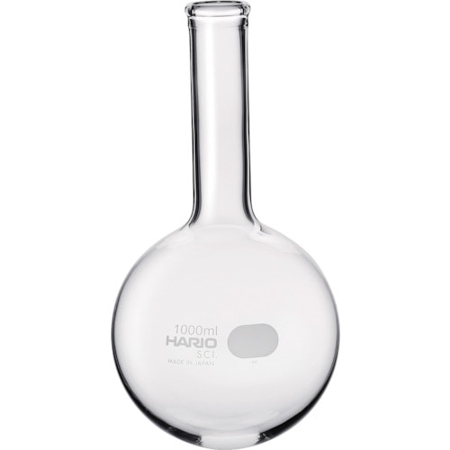 トラスコ中山 HARIO 丸底フラスコ 1000ml（ご注文単位1個）【直送品】
