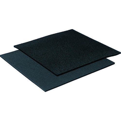 トラスコ中山 イノアック 発泡ウレタン 耐薬品性ろ過シート粗さ小 10×1000×1000(ご注文単位10枚)【直送品】