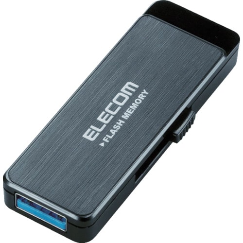 トラスコ中山 エレコム USB3.0フラッシュ 4GB AESセキュリティ機能付 ブラック(ご注文単位1個)【直送品】
