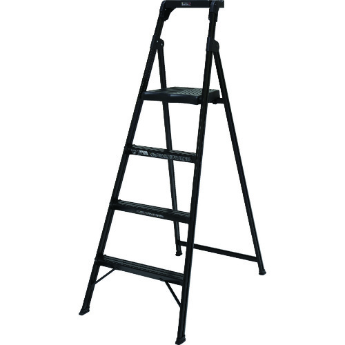 トラスコ中山 ピカ 上わく付き踏台BlackEdition MFT-BK型 836-4250(ご注文単位3台)【直送品】