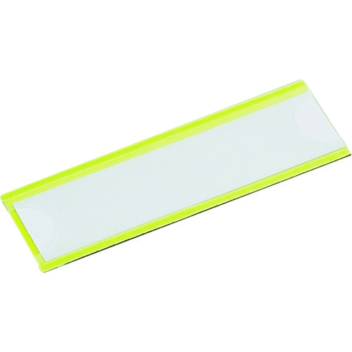 トラスコ中山 TRUSCO マグネット式見出しプレート 25X80 黄 10枚入(ご注文単位1パック)【直送品】