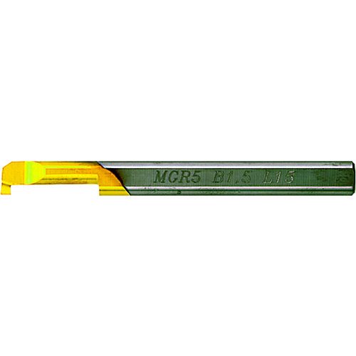 トラスコ中山 NOGA 超硬ソリッドバー タイニーツール・溝入れ シャンク径5mm 溝幅1.5mm(ご注文単位1本)【直送品】