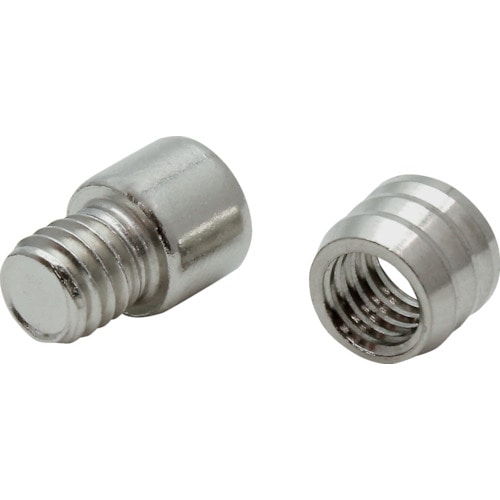 トラスコ中山 WAKI ケルダボ クローム 10mm 1/4インチ オンメンセット(ご注文単位1組)【直送品】