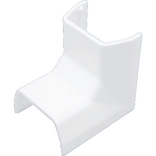 トラスコ中山 未来 2号モール付属品(入ズミ) カベ白(ご注文単位1個)【直送品】