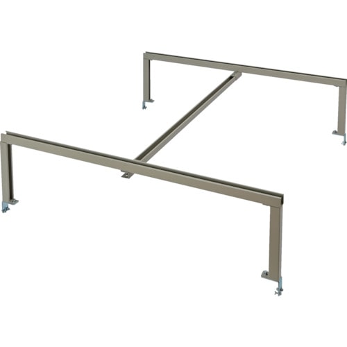 トラスコ中山 TRUSCO 軽中量・中量ボルトレス棚用通路間ダクトレール取付フレームセット 1200 基本（ご注文単位1セット）【直送品】
