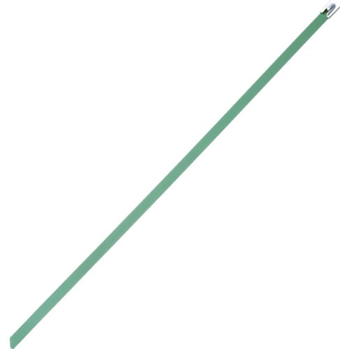 トラスコ中山 パンドウイット mlTタイプ フルコーティングステンレススチールバンド SUS316 緑 幅8.1mm 長さ363mm 50本入り mlTFC4H-LP316GR（ご注文単位1袋）【直送品】