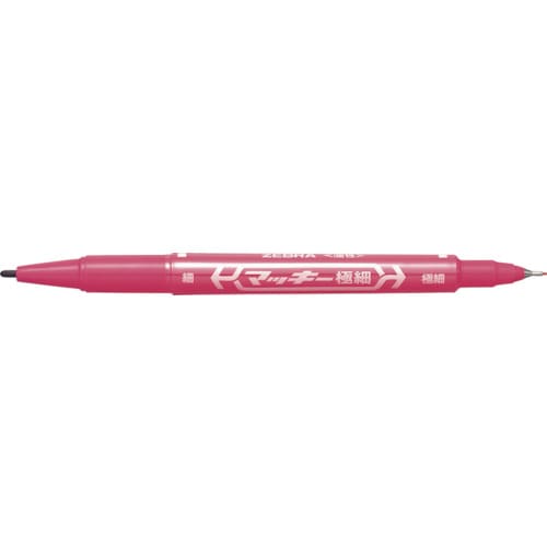 トラスコ中山 ゼブラ マッキー極細 ピンク(ご注文単位1本)【直送品】