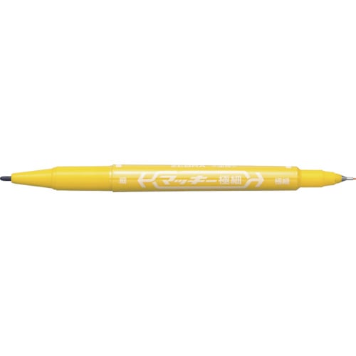 トラスコ中山 ゼブラ マッキー極細 黄(ご注文単位1本)【直送品】