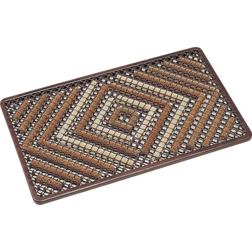 トラスコ中山 テラモト テラマットダイヤ 450×750mm コーヒー(ご注文単位1枚)【直送品】