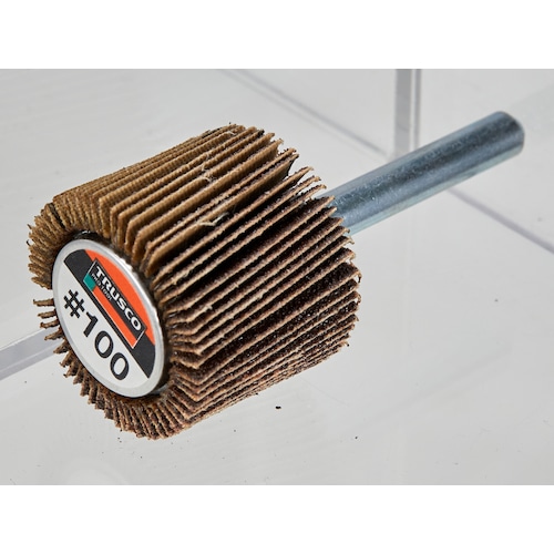 トラスコ中山 TRUSCO ミラクルフラップホイール 外径30X厚25X軸6 5個入 #80 80#(ご注文単位1箱)【直送品】