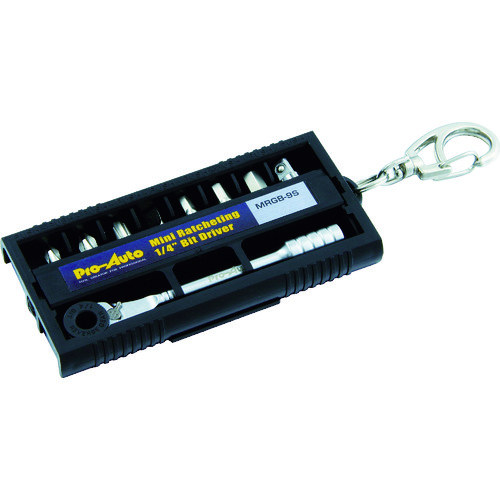 トラスコ中山 Pro-Auto ミニラチェット&ビットドライバー(ご注文単位1セット)【直送品】
