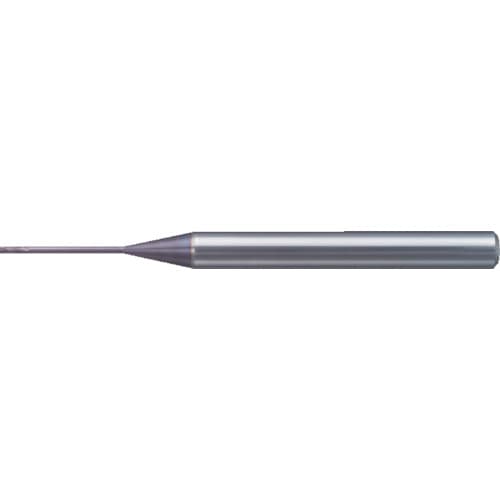 トラスコ中山 三菱K 2枚刃エムスター 超硬ロングネックスクエアエンドミル0.8mm 671-4498(ご注文単位1本)【直送品】