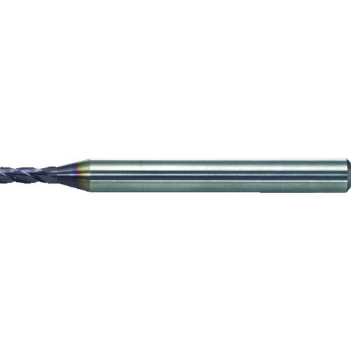 トラスコ中山 三菱K 4枚刃エムスター汎用 超硬スクエアエンドミルミディアム刃長(M)1mm（ご注文単位1本）【直送品】