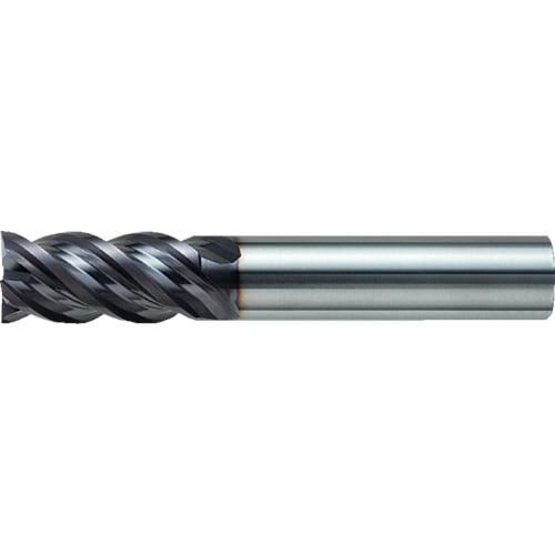 トラスコ中山 三菱K 4枚刃エクスターハイパワー 超硬スクエアエンドミルミディアム刃長(M)6mm（ご注文単位1本）【直送品】