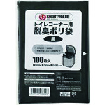トラスコ中山 JTX 830377トイレコーナー用脱臭ポリ袋100枚入 N141J (ご注文単位1パック)【直送品】