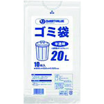 トラスコ中山 JTX 861301ゴミ袋LDD半透明 20L10枚 N209J-20（ご注文単位1パック）【直送品】