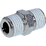 トラスコ中山 チヨダ ニップルメッキ付 R1/2・R1/2(ご注文単位1個)【直送品】