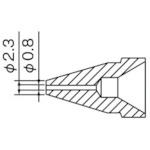 トラスコ中山 白光 ノズル 0.8mm 818-4552(ご注文単位1本)【直送品】