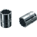 トラスコ中山 ネプロス 6.3sq.ソケット(十二角) 8mm(ご注文単位1個)【直送品】