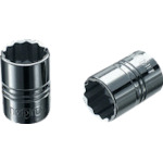 トラスコ中山 ネプロス 6.3sq.ソケット(十二角) 10mm(ご注文単位1個)【直送品】