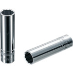 トラスコ中山 ネプロス 6.3sq.ディープソケット(十二角) 14mm(ご注文単位1個)【直送品】