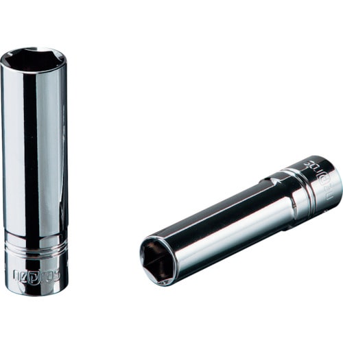 トラスコ中山 ネプロス インチ 6.3sq.ディープソケット(六角) 対辺寸法5/32inch 全長50mm(ご注文単位1個)【直送品】