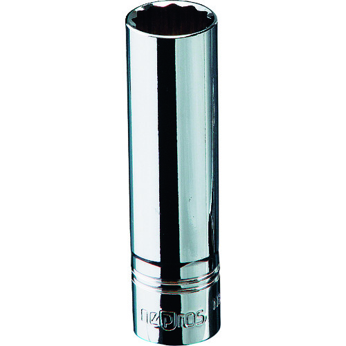 トラスコ中山 ネプロス インチ 6.3sq.ディープソケット(十二角) 対辺寸法7/32inch 全長50mm(ご注文単位1個)【直送品】