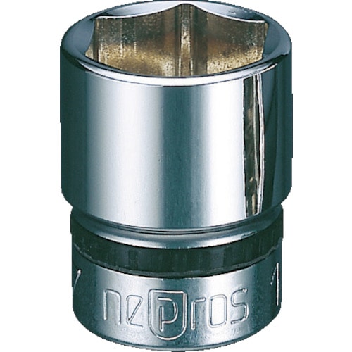 トラスコ中山 ネプロス 9.5sq.ソケット(六角) 対辺寸法8mm 差込角9.5mm(ご注文単位1個)【直送品】
