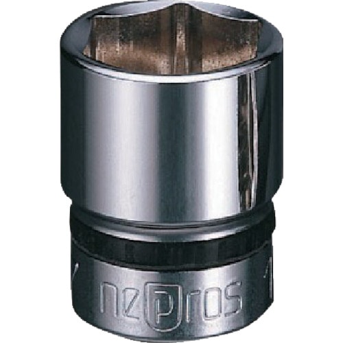 トラスコ中山 ネプロス 9.5sq.ソケット(六角) 対辺寸法11/16inch 差込角9.5mm(ご注文単位1個)【直送品】