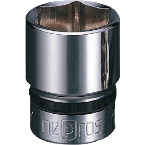 トラスコ中山 ネプロス 9.5sq.ソケット(六角) 対辺寸法13/16inch 差込角9.5mm(ご注文単位1個)【直送品】