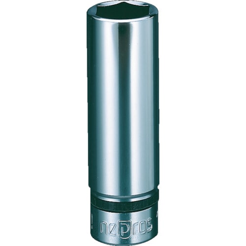 トラスコ中山 ネプロス 9.5sq.ディープソケット(六角) 対辺寸法19mm 差込角9.5mm 全長60mm(ご注文単位1個)【直送品】