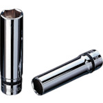 トラスコ中山 ネプロス 12.7sq.ディープソケット(六角) 対辺寸法21mm 差込角12.7mm 全長85mm（ご注文単位1個）【直送品】