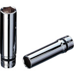 トラスコ中山 ネプロス 12.7sq.ディープソケット(六角) 対辺寸法24mm 差込角12.7mm 全長85mm(ご注文単位1個)【直送品】