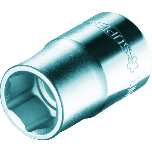 トラスコ中山 スーパー ソケットレンチ用ソケット(差込角:9.5mm)六角対辺:10mm(ご注文単位1個)【直送品】