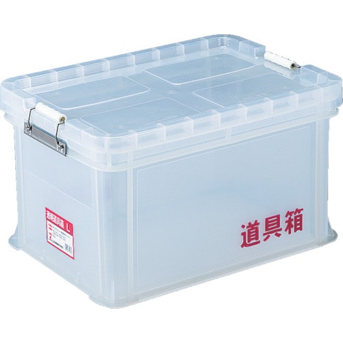 トラスコ中山 リス 透明道具箱 L(ご注文単位1台)【直送品】