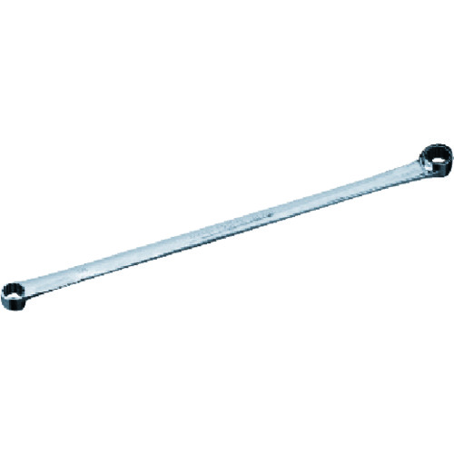 トラスコ中山 ネプロス 超ロングストレート両口めがねレンチ 対辺寸法8×10mm 全長233mm(ご注文単位1個)【直送品】