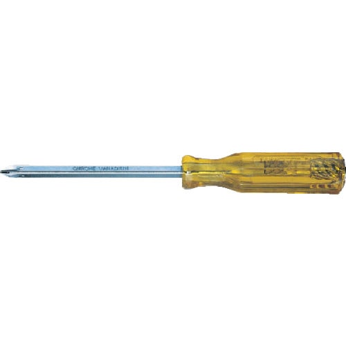 トラスコ中山 サンフラッグ 角軸貫通ドライバー#1X75mm(ご注文単位1本)【直送品】