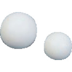 トラスコ中山 フロンケミカル フッ素樹脂(PTFE)球 鉄芯入 19.05Φ×12.7Φ(ご注文単位1個)【直送品】