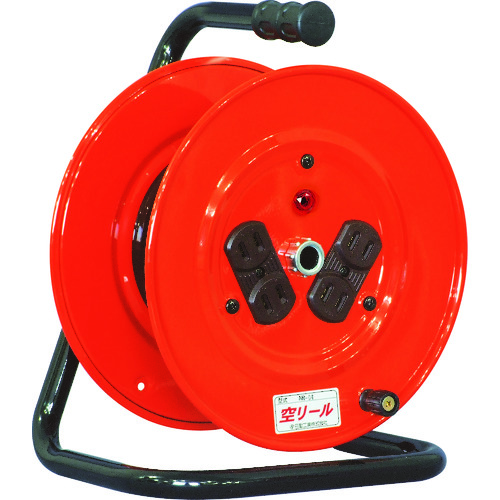 トラスコ中山 日動 空リール 100V コンセント4個付 195-5064(ご注文単位1台)【直送品】