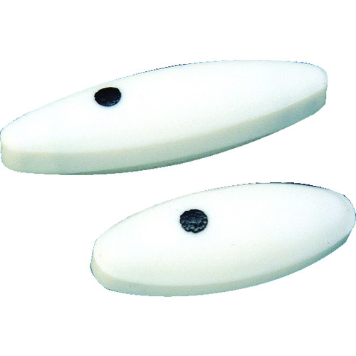 トラスコ中山 フロンケミカル フッ素樹脂(PTFE)強力撹拌子オーバル型 6パイ×15mm(ご注文単位1個)【直送品】