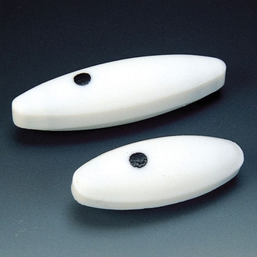 トラスコ中山 フロンケミカル フッ素樹脂(PTFE)強力撹拌子オーバル型 12パイ×25mm(ご注文単位1個)【直送品】