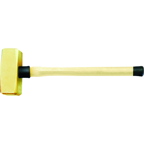 トラスコ中山 バーコ 防爆ハンマー 両口 ノンスパーキングドイツタイプ 頭長131mm 頭径48mm(ご注文単位1本)【直送品】