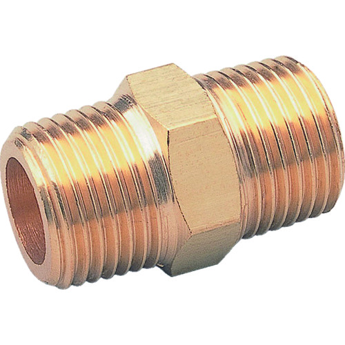 トラスコ中山 ASOH 六角ニップル PT1(RoHS)(ご注文単位1個)【直送品】