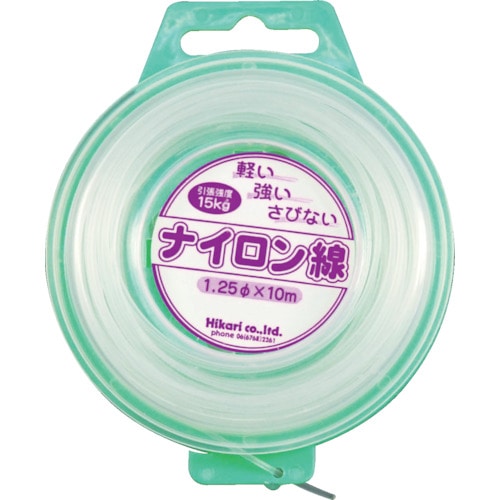 トラスコ中山 光 ナイロン線 透明 362-1391(ご注文単位1巻)【直送品】