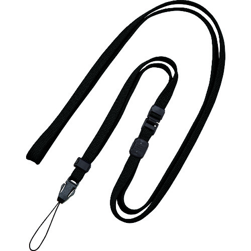 トラスコ中山 OP ロングストラップ 160cm 1本 黒(ご注文単位1本)【直送品】