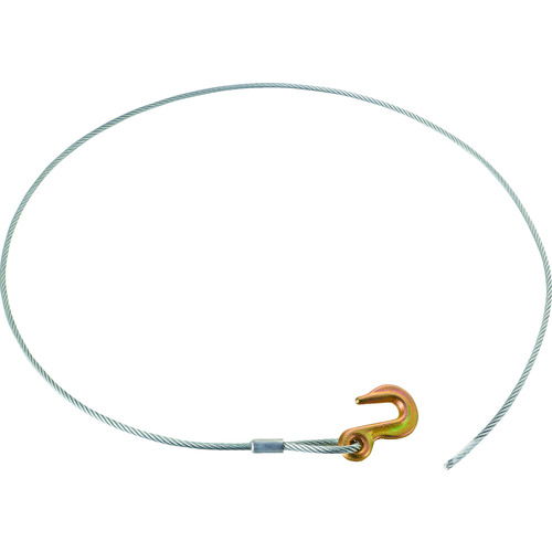 トラスコ中山 OH ワイヤー荷締機用取替ワイヤー 6mm×1.6m(ご注文単位1本)【直送品】