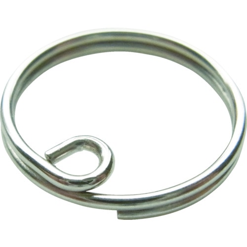 トラスコ中山 ニッサチェイン ニッケルQリング 1.2×14mm (6個入)(ご注文単位1パック)【直送品】