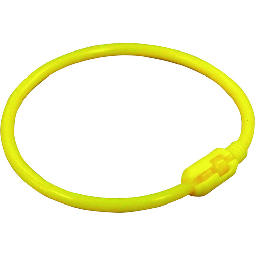 トラスコ中山 ニッサチェイン シリコンリング 黄 100mm 1PK=1個入り(ご注文単位1パック)【直送品】