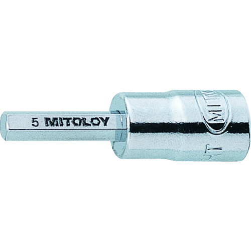 トラスコ中山 ミトロイ 1/4 ヘックスソケット 5mm(ご注文単位1個)【直送品】